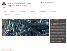 Tablet Screenshot of jazeerabolts.com
